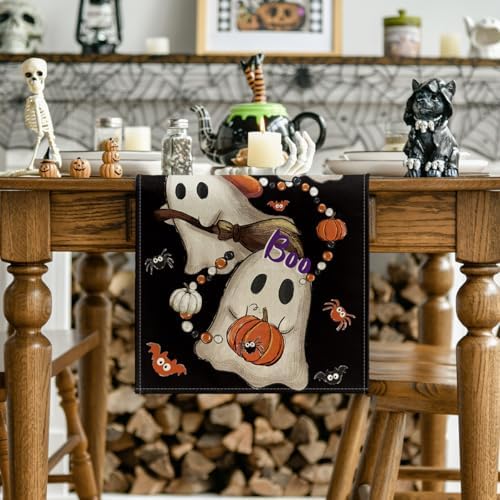 Artoid Mode 210 GSM Halloween Table Runner Home Party Decor 13x60 Inch - Image 2