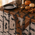 4Pcs Halloween Table Runner 29x72 in Black Mesh Bat Web Table Decor by Unknown