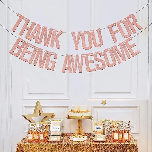 Thank You for Being Awesome Banner Going Away Party Decoration - Image 5