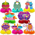 JULMELON 8 Pcs Diwali Honeycomb Centerpieces for Tables Party Decorations by JULMELON