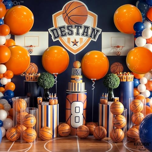 KatchOn, Orange Balloons - 22 Inch, Pack of 6, Metallic Foil Balloons - Image 6