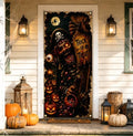 Halloween Pirate Skeleton Door Banner 35.4 x 78.7 Inch Polyester Door Cover, Spooky Skull Entrance Decoration for Front Door Porch Entryway Haunted House Seasonal Home Decor by Unknown