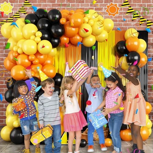 Construction Balloon Garland Arch Kit Birthday Party Decorations Supplies - Image 4