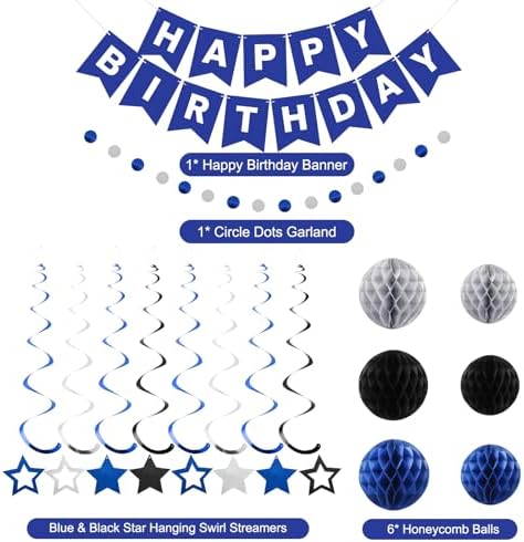 meowtastic Birthday Decorations Happy Birthday Banner with Honeycomb Balls - Image 6