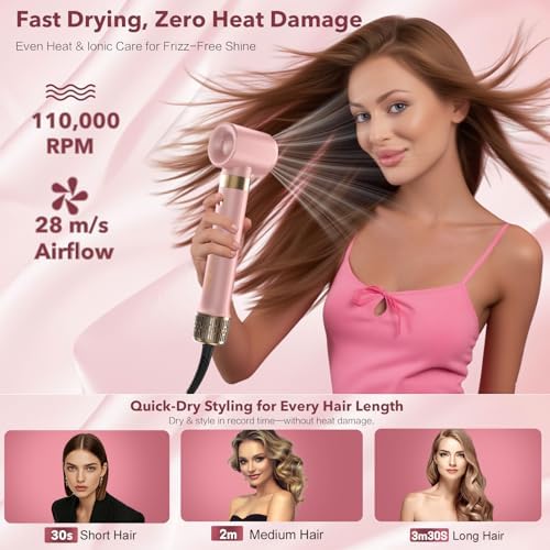 Mythsight StyleVibe 6-in-1 Air Styler with Hair Dryer & Auto-Wrap Curl L/R - Image 3
