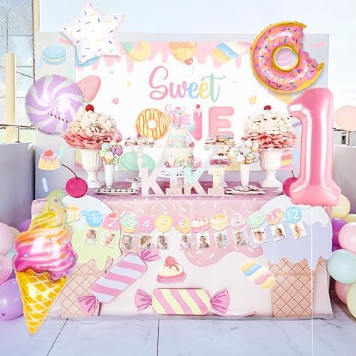 Kriyokiaa Sweet One 1st Birthday Decorations for Girl, 150 Pcs Kit - Image 6