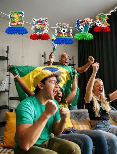Soccer Table Decorations, 9PCS Soccer Centerpieces for Table - Image 5