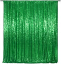 Poise3EHome 8FT x 10FT Green Sequin Photography Backdrop Curtain for Party Decoration, Green by Poise3EHome