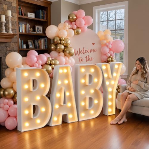 imprsv Large Marquee Letters, 4FT Light Up Letters S Sign for Party Decor - Image 7