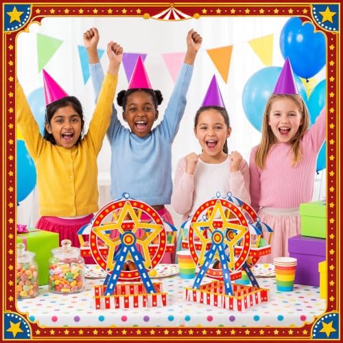 Epakh 3 Set Carnival Ferris Wheel Centerpiece Party Decor, Circus - Image 6