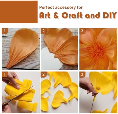 PartyWoo Crepe Paper Streamers 4 Rolls 328ft, Pack of Retro Deep Orange Crepe Paper for Party Decorations, Wedding Decorations, Birthday Decorations, Baby Shower Decorations (1.8 Inch x 82 Ft/Roll) - Image 4