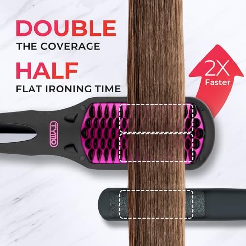 TYMO Ionic Hair Straightener Brush - One-Step Hair Straightener for Women - Image 2
