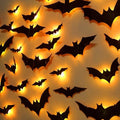 DR.DUDU 36 Pack Light Up Bats Halloween Decorations, Orange by DRDUDU