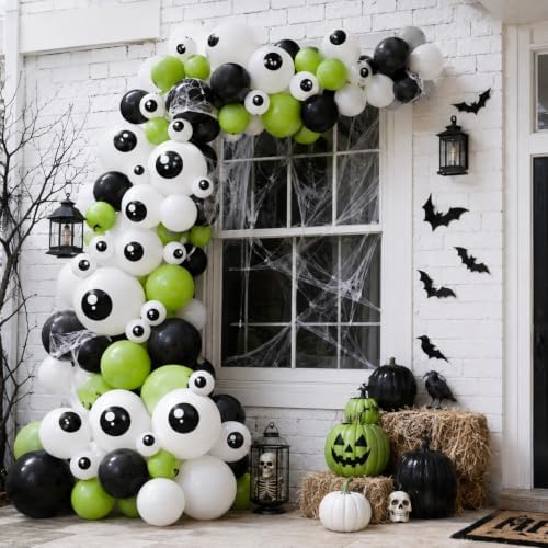 Halloween Eyeball Balloons, 60Pcs Eye Balls Latex Balloon for Party Decor - Image 4