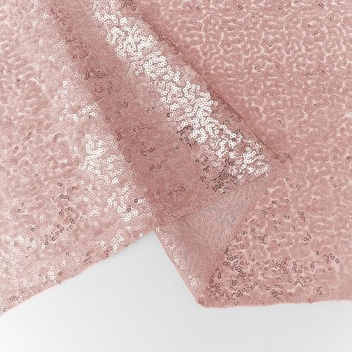 2 Packs 12 x 72 inches Sequin Table Runner, Rose Gold Glitter Table Runner for Birthday Party Supplies Wedding Engagement Baby Shower Holiday Celebration Event Decorations - Image 3