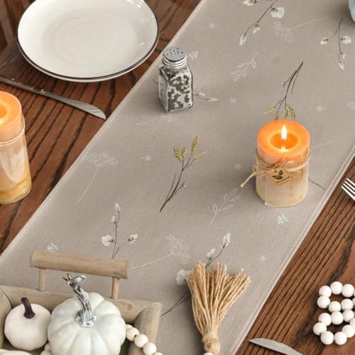 Artoid Mode 210 GSM Fall Table Runner Home Party Decor 13x72 Inch - Image 4