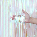 3 Pack Fringe Curtains Party Decorations,Tinsel Backdrop Curtains for Parties,Photo Booth Wedding Graduations Birthday Christmas Event Party Supplies (Transparent Rainbow) by BEAYFILY