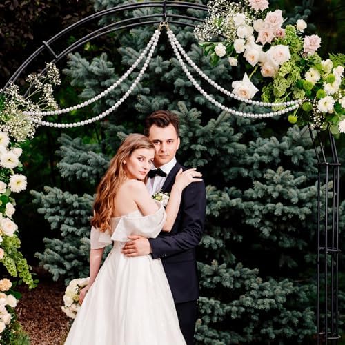 Canlierr 2 Pcs 5.6ft Wedding Giant Pearl Garland Decorations 25mm - Image 5