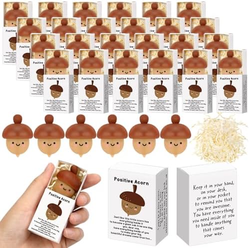 72 Sets Fall Acorn Gifts Thanksgiving Party Favors by Wettarn