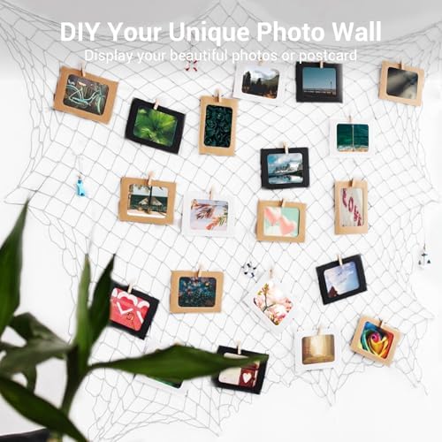 2 Pack Decoractive Fishing Net, Off White Fish Nets for Party Decorations - Image 4