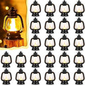Ferraycle 48 Pcs Mini Lanterns Bulk 4 Inch Black Lamp Table Centerpieces by Ferraycle