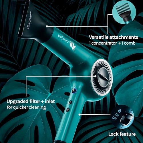 Bio Ionic 10X Ultralight Speed Hair Dryer with Adjustable Heat & Speed - Image 5