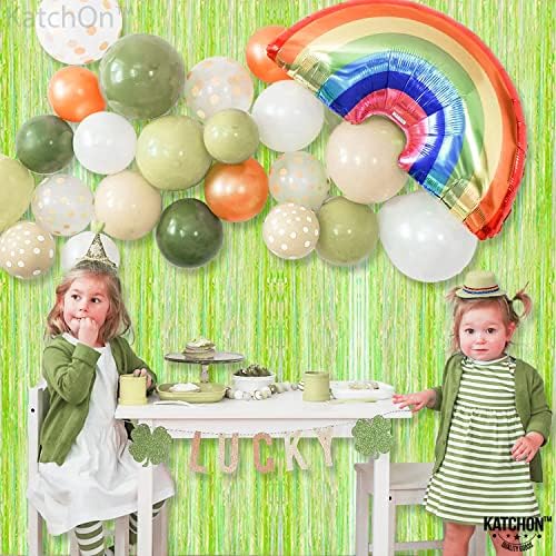 KatchOn Neon Green Fringe Backdrop, Margs and Matrimony Bachelorette Decor - Image 6