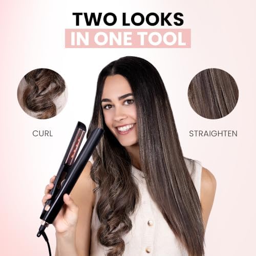 ELLA BELLA® Slimline Hair Straightener with Infrared, 2-in-1 Curling - Image 5
