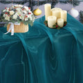 60 Yard Organza Fabric 44" Wide for Wedding Event Décor - Dark Teal by MDS