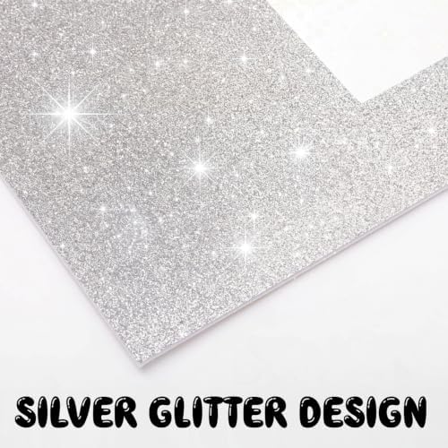 Beeveer 40 x 30 in Large Photo Booth Selfie Frame Props, Silver Vertical - Image 6