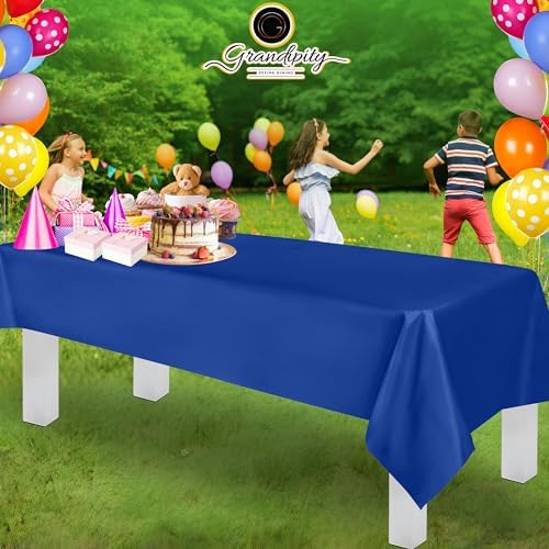 Grandipity Plastic Table Cloth Disposable 12 Pack 54” x 108” Rectangle - Image 6