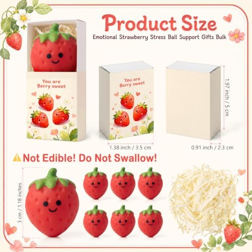 24 Sets Strawberry Gifts You are Berry Party Favors with Boxes - Image 2