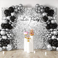 COKAOBE LiteGrid Series Shimmer Wall Backdrop - 48Pcs Silver by COKAOBE