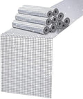 MoKoHouse Disco Party Table Runner: 10 Packs 13 x 72 Inches Long - Silver Sequin Table Runners for Retro 70s 80s Theme Disco Dance Birthday Bachelorette Party Supplies Table Decorations by MokoHouse