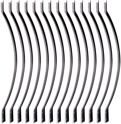 Myard 32-1/4 Inch Iron Deck Balusters, Arc Arch Style, Matte Black by Myard