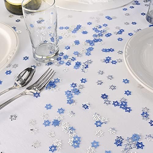 Fanci-Fetti Star Of David (blue & silver) Party Accessory (1 count) (.5 Oz/Pkg) - Image 5