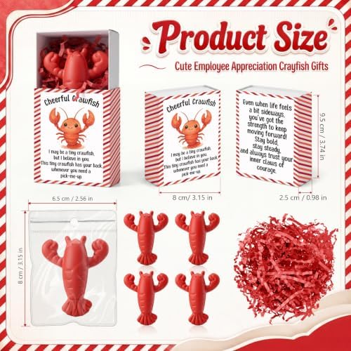 24 Sets Crawfish Positive Gifts Crawfish Boil Party Favors with Boxes - Image 2