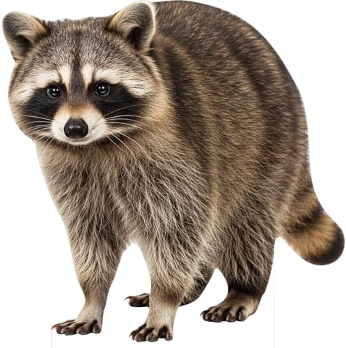 Raccoon 2FT Life Size Cardboard Cutout, Fun Animal Standup, 1 PC by Unknown