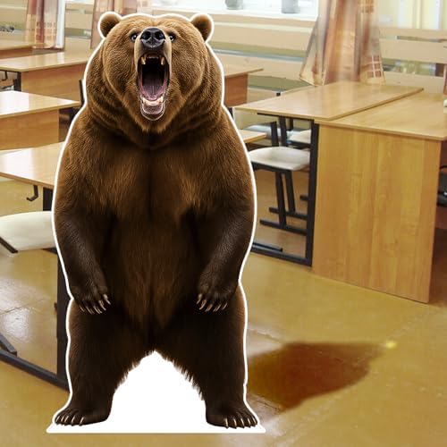 Bear Cardboard Cutout,3FT Life Size, Safari Theme, Alaskan Animals - Image 5