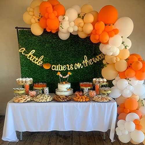 Voircoloria 105pcs Orange Party Latex Balloons, 12inch - Image 6