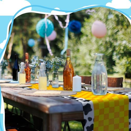 2 Pcs Cartoon Story Table Runner Birthday Party Supplies, Classic - Image 6