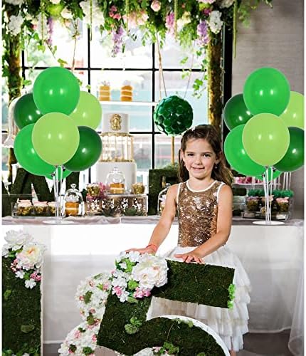 TONIFUL 4 Set Green Balloon Stand Balloon Centerpiece for Table Decorations - Image 4