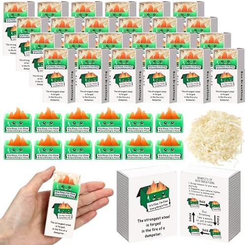 24 Sets Appreciation Dumpster Gifts with Boxes, Inspirational Party Favor by Wettarn