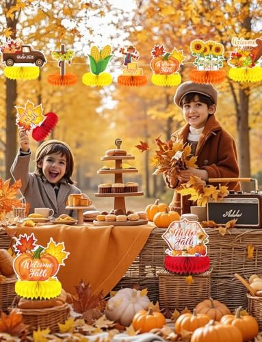 Fall Table Decorations, Thanksgiving Centerpieces for Dinner Table - Image 2