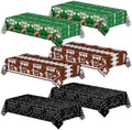 NatNarr 6 Pack Plastic Football Tablecloths, Superbowl Party Decorations by NatNarr