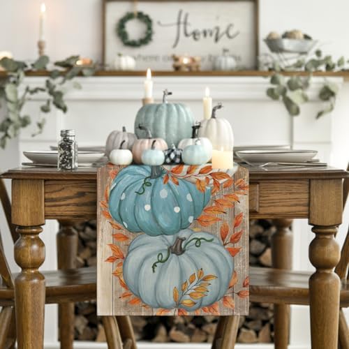 Artoid Mode 210 GSM Fall Table Runner Home Party Decor 13x48 Inch - Image 2