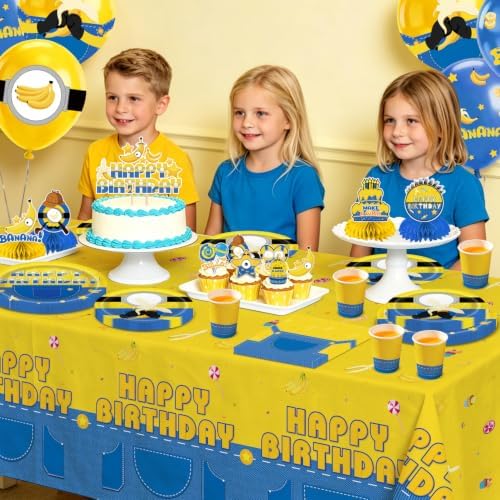 140pcs Birthday Party Decorations Banana Theme Tableware Set for 20 Guests - Image 7