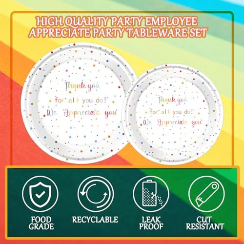 Geyoga 96 Pcs We Appreciate You Decoration Set,Rainbow Color,Thankful - Image 3