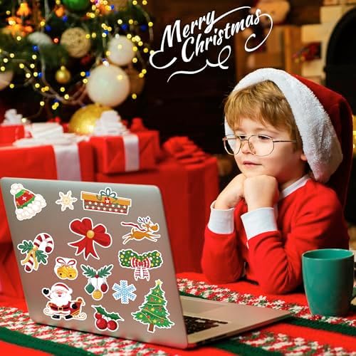 OHOME Stocking Stuffers | 320 PCS Christmas Stickers - Toddler Stocking Stuffers | Kids for Boys Girls Grandkids,Vinyl Xmas Games Crafts Activities Party Favors Supplies - Image 4