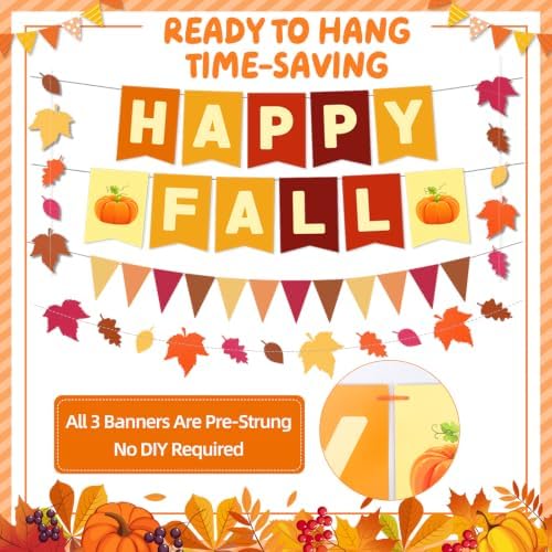 Pre-Strung Fall Decorations for Home Fall Party Decorations - Image 4